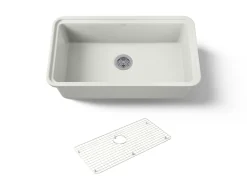 33" undermount single-bowl kitchen sink