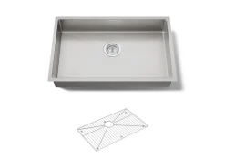 29" undermount single-bowl kitchen sink