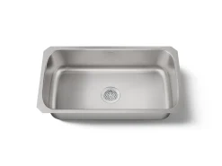 31-1/2" undermount single-bowl kitchen sink