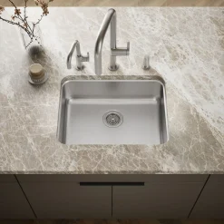 23" undermount single-bowl kitchen sink