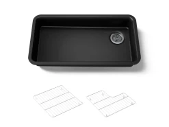 33" undermount single-bowl kitchen sink