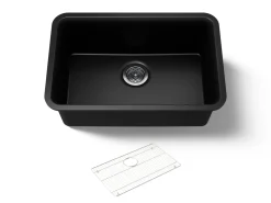 27-1/2" undermount single-bowl kitchen sink