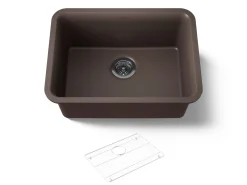 24-1/2" undermount single-bowl kitchen sink