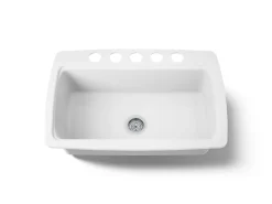 33" undermount single-bowl kitchen sink