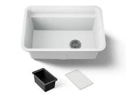 27-1/2" undermount single-bowl utility sink
