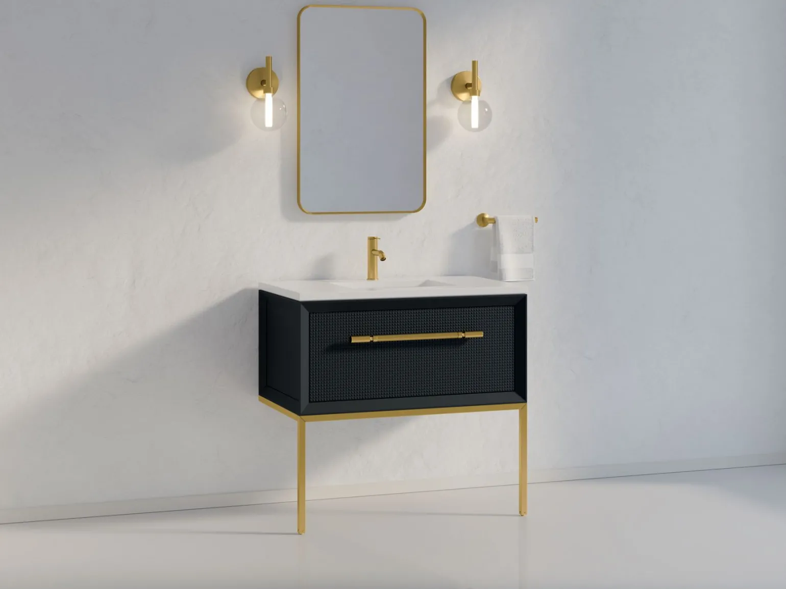 36" vanity legs