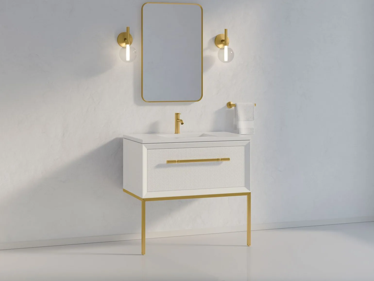 36" vanity legs