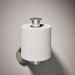 Vertical toilet paper holder