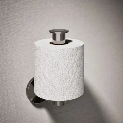 Vertical toilet paper holder