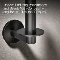 Vertical toilet paper holder