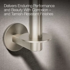 Vertical toilet paper holder