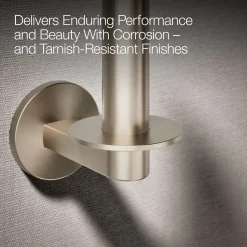 Vertical toilet paper holder