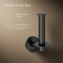 Vertical toilet paper holder