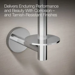 Vertical toilet paper holder