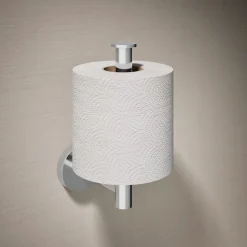 Vertical toilet paper holder