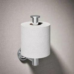 Vertical toilet paper holder