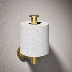 Vertical toilet paper holder