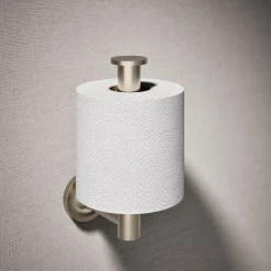 Vertical toilet paper holder