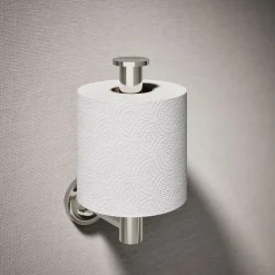 Vertical toilet paper holder