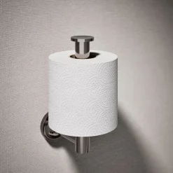 Vertical toilet paper holder