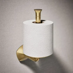 Vertical toilet paper holder
