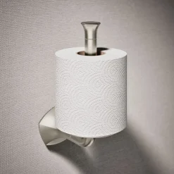 Vertical toilet paper holder