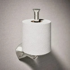 Vertical toilet paper holder