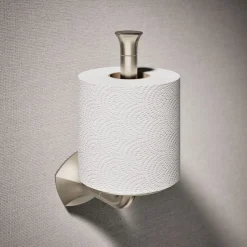 Vertical toilet paper holder