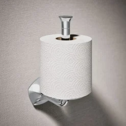 Vertical toilet paper holder