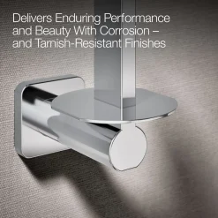Vertical toilet paper holder