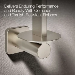 Vertical toilet paper holder