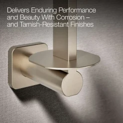 Vertical toilet paper holder