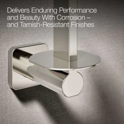 Vertical toilet paper holder