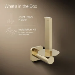 Vertical toilet paper holder