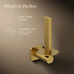 Vertical toilet paper holder
