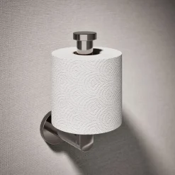 Vertical toilet paper holder