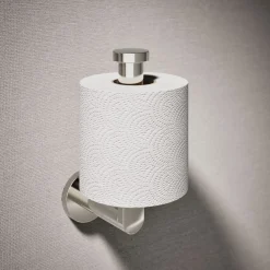 Vertical toilet paper holder