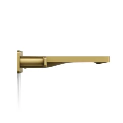 Wall-mount bath faucet trim