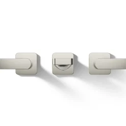 Wall-mount bath faucet trim