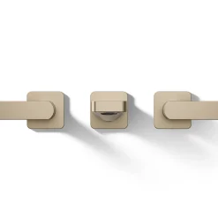 Wall-mount bath faucet trim
