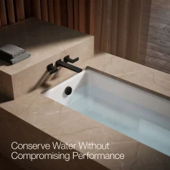 Wall-mount bath faucet trim