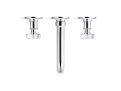 Wall-mount bath faucet trim