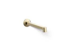 Wall-mount bathroom sink faucet spout with Row design, 1.2 gpm