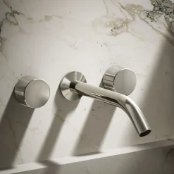Wall-mount bathroom sink faucet Oyl handle trim