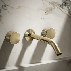 Wall-mount bathroom sink faucet Oyl handle trim