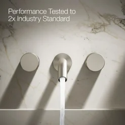 Wall-mount bathroom sink faucet Oyl handle trim