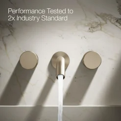 Wall-mount bathroom sink faucet Oyl handle trim