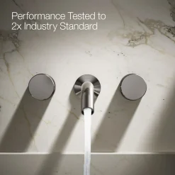 Wall-mount bathroom sink faucet Oyl handle trim
