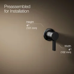 Wall-mount bathroom sink faucet handle