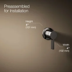 Wall-mount bathroom sink faucet handle